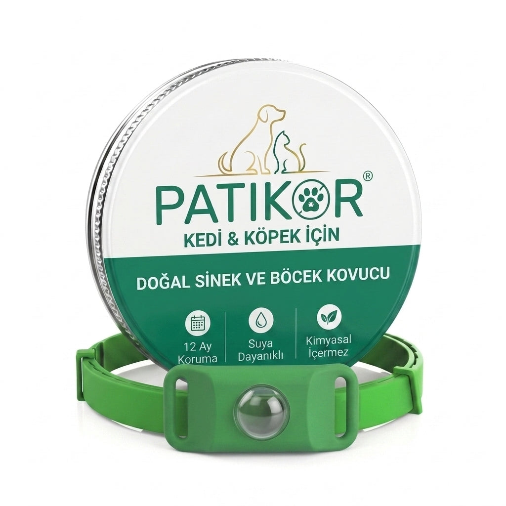 PatiKor™ - Kedi & Köpek İçin Yıl Boyu Sinek ve Böcek Koruyucu